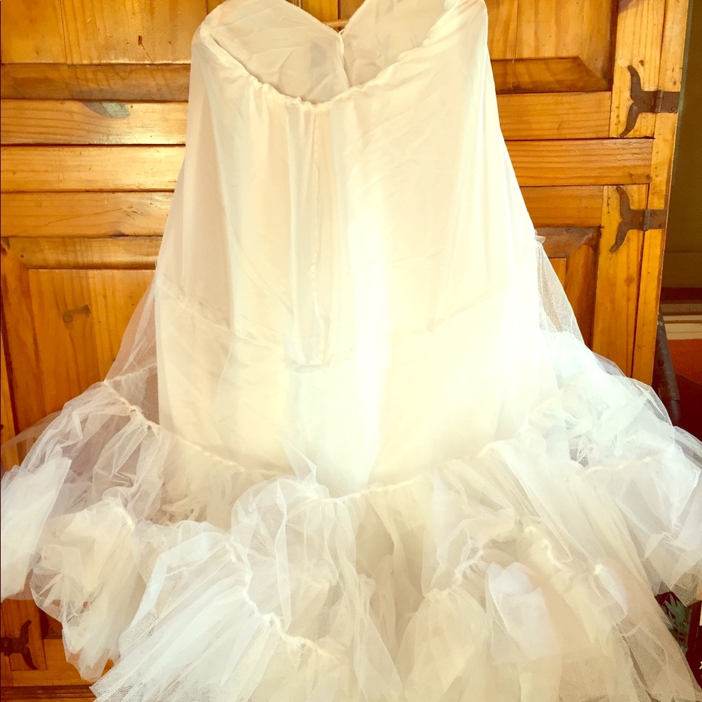 Bridal white petticoat crinoline slip